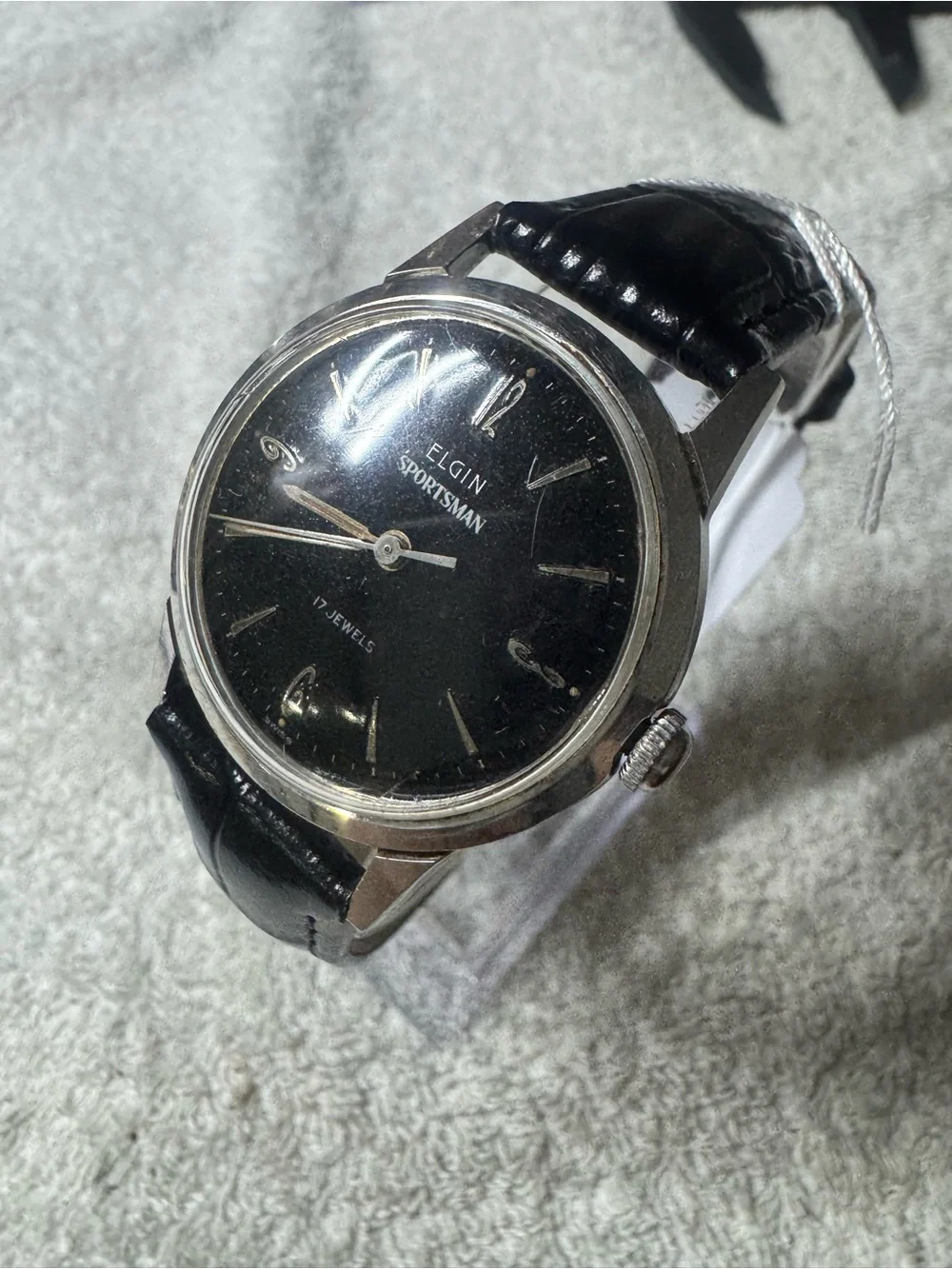 Sportsman Black Men's Dress Watch